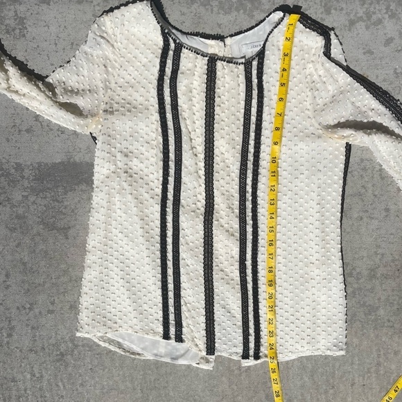 J. Crew Silk Blend Blouse Size 8 - Picture 6 of 6